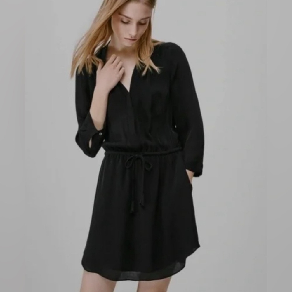 Babaton | Bennett 100% Silk 3/4 Mini Dress